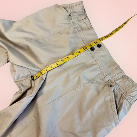 Catherines Comfort Waist Straight Pants Stretch Plus Size 1XWP Petite Khaki NWT - Picture 10 of 12